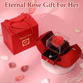 Caja de regalo con rosa preservada