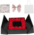 Caja de regalo con 16 rosas