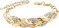 Pulsera Hoja dorada