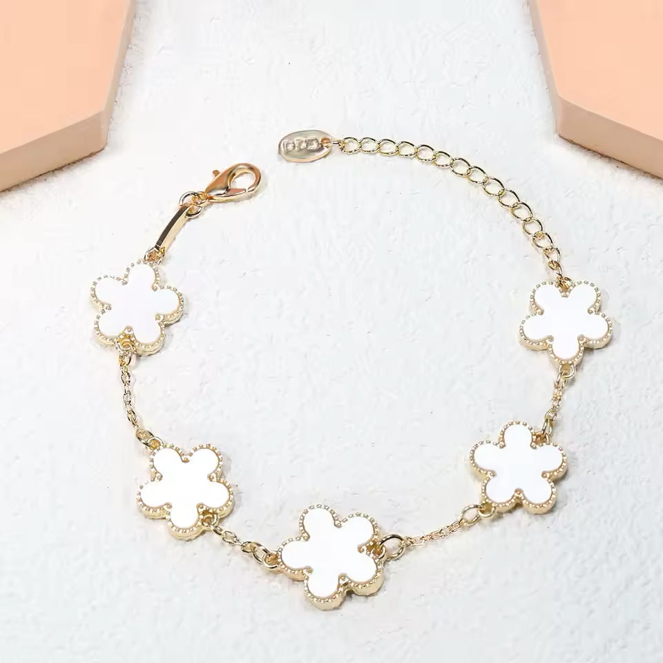 Set Trébol Completo: la pulsera de cinco hojas